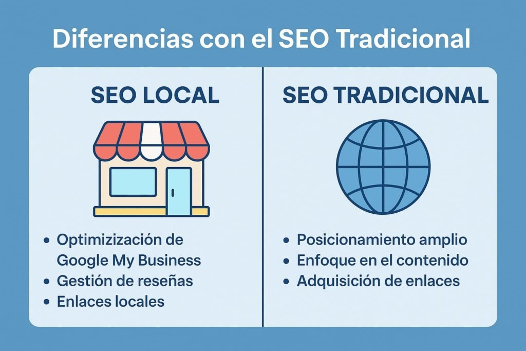 Seo local vs seo tradicional